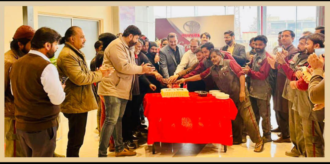 Toyota Jinnah Motors celebrated  Quaid E Azam Day & Christmas with Christian community working at Toyota Jinnah Motors.